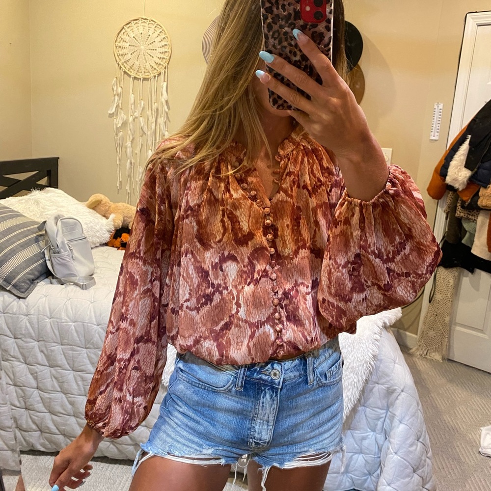 Vici red crop top